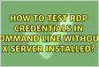 How to test RDP credentials in command line without X server